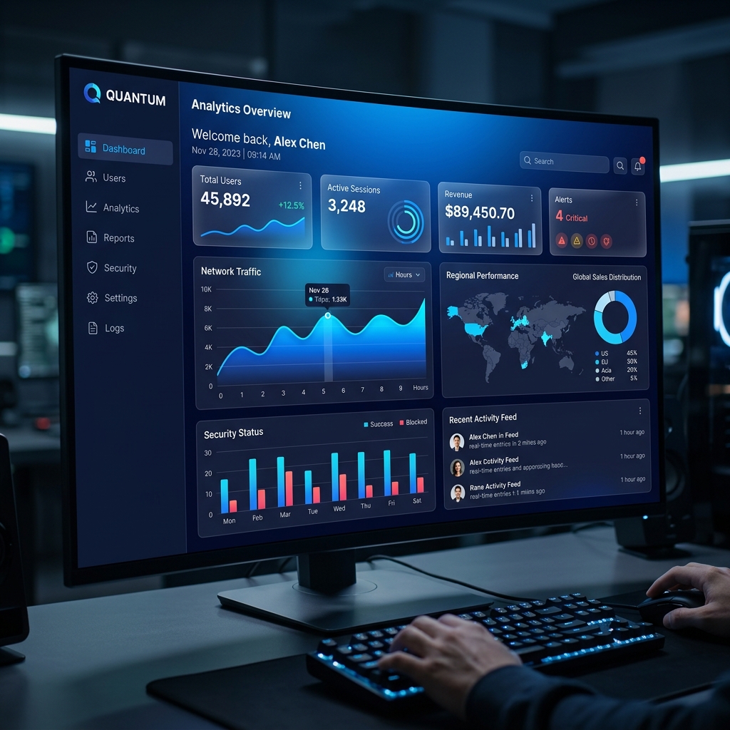 Admin Dashboard Metronic