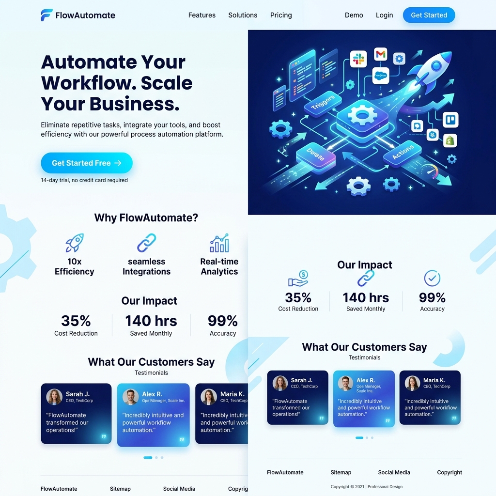 SaaS Landing Page